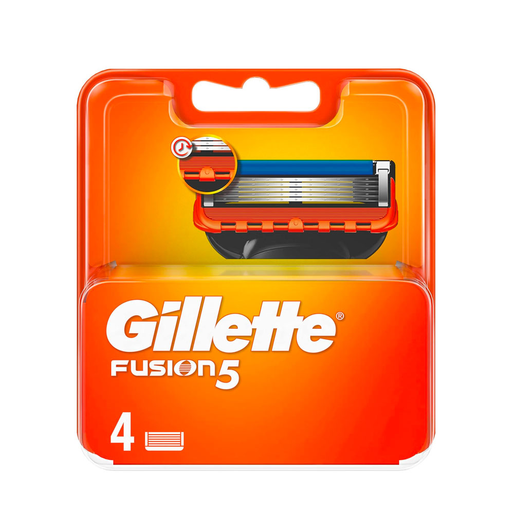 GILLETTE - FUSION5 LAMETTE DI RICAMBIO PER RASOIO DA UOMO - 4PZ