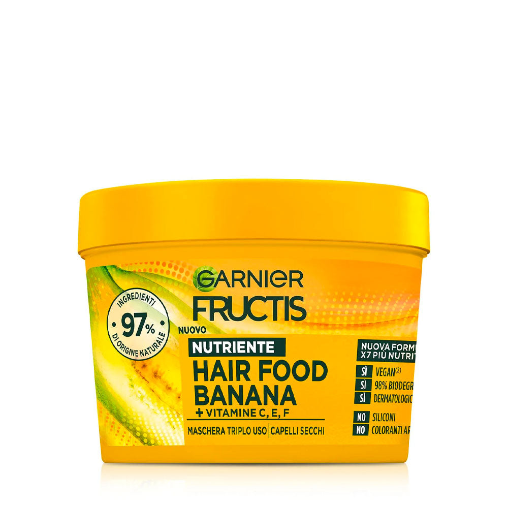GARNIER - FRUCTIS HAIR FOOD BANANA MASCHERA NUTRIENTE – 390ML
