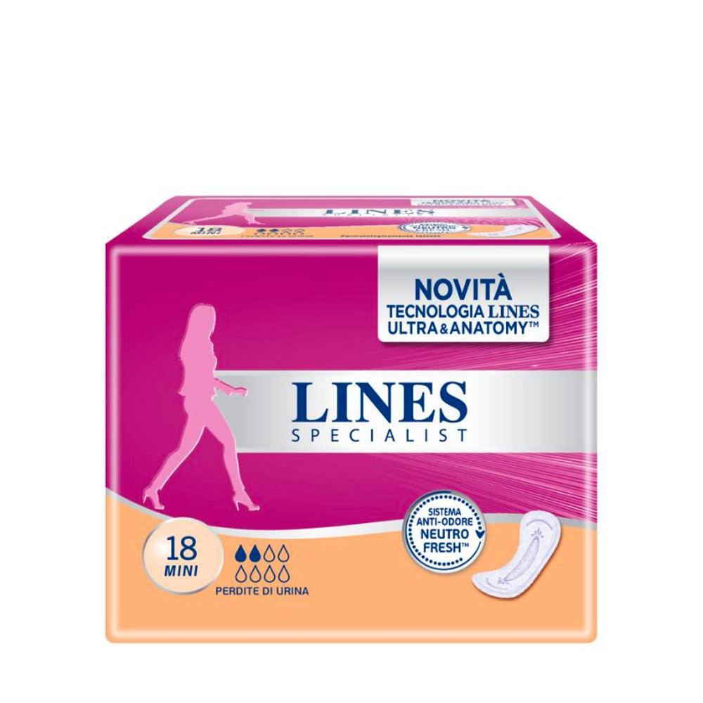 LINES - SPECIALIST ASSORBENTI MINI - 18PZ