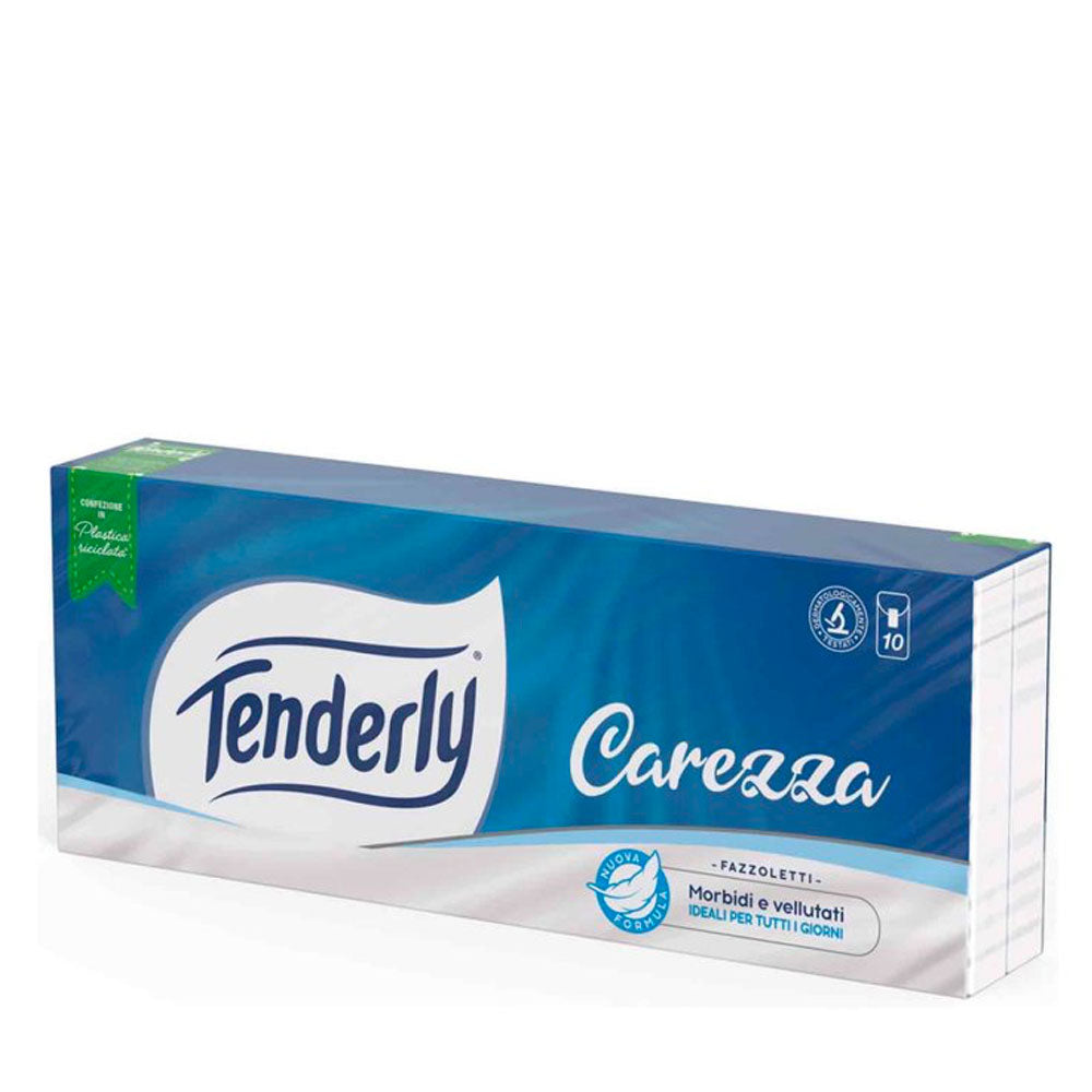 TENDERLY - CAREZZA - FAZZOLETTI MORBIDI E VELLUTATI - 10PZ