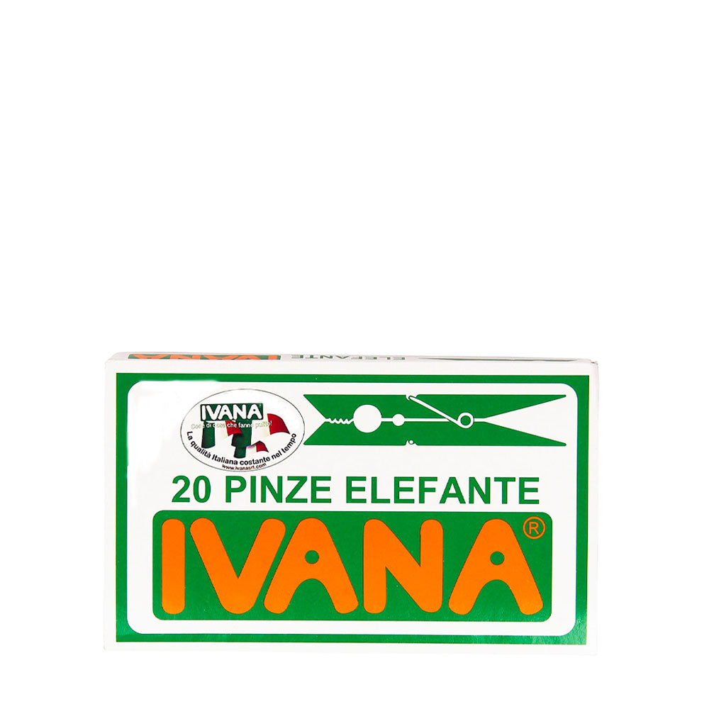IVANA - PINZE BUCATO ELEFANTE - 20 PZ