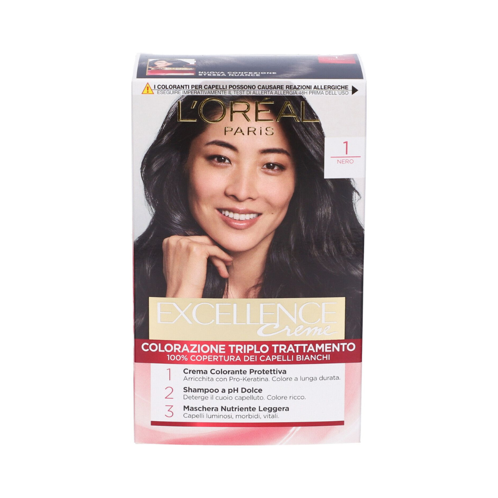 L'OREAL PARIS EXCELLENCE INTENSE TINTA PER CAPELLI - 1 NERO