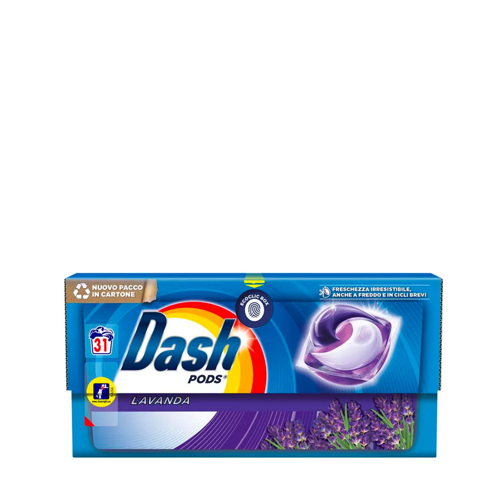 DASH - DETERSIVO LAVATRICE PODS LAVANDA 31 LAVAGGI