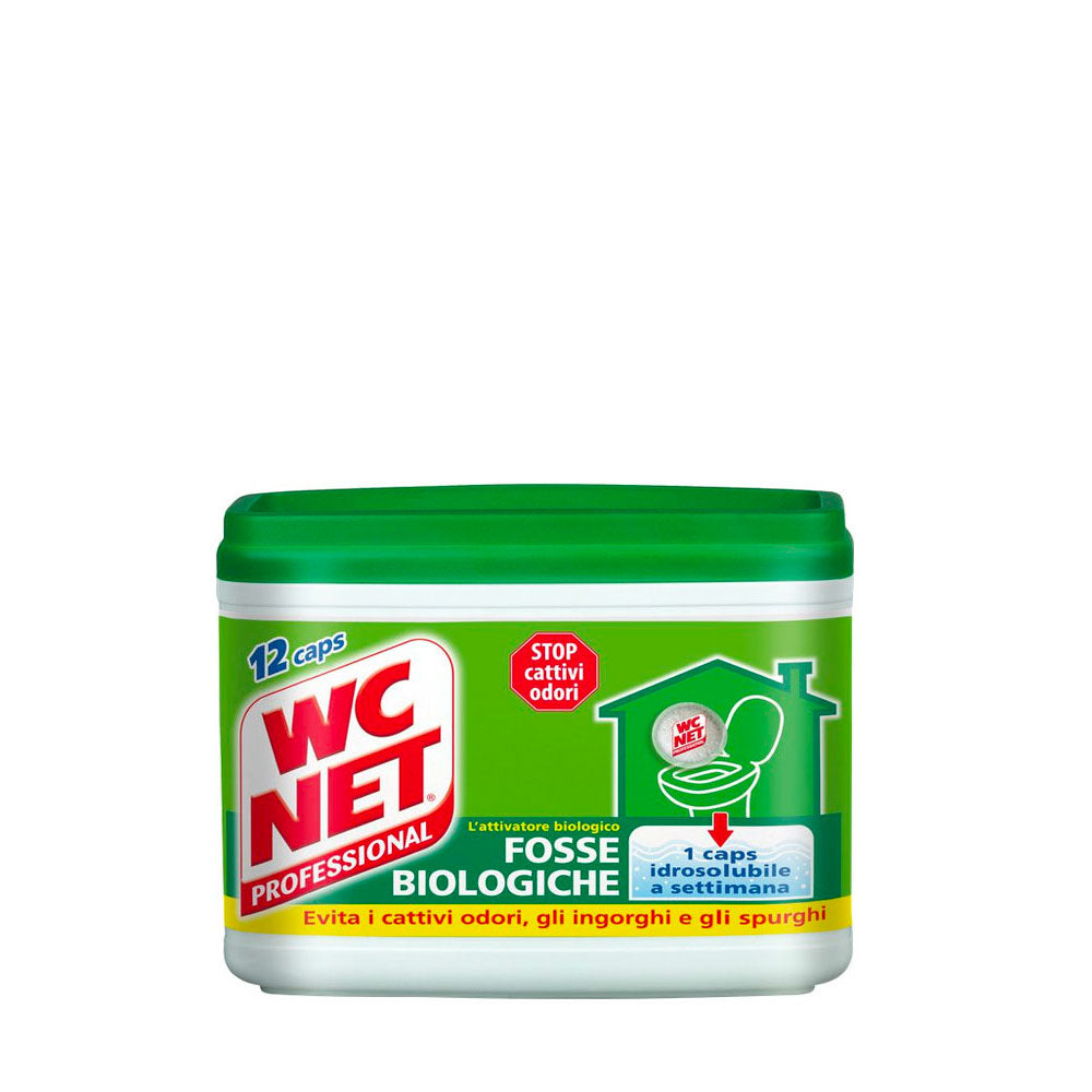 WC NET CAPSULE FOSSE BIOLOGICHE - 12 CAPSULE - TRATTAMENTO BIOLOGICO