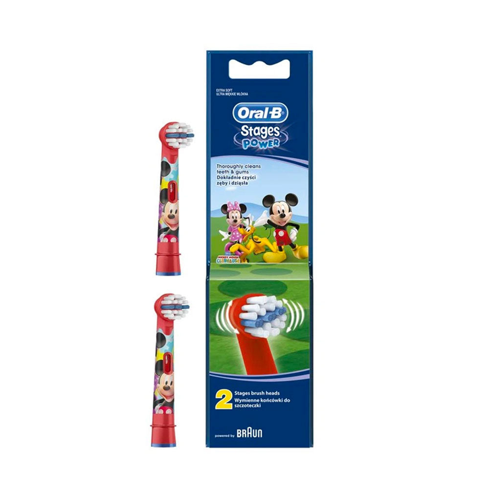 ORAL B - STAGES POWER TESTINE PER SPAZZOLINO ELETTRICO BAMBINI - 2PZ