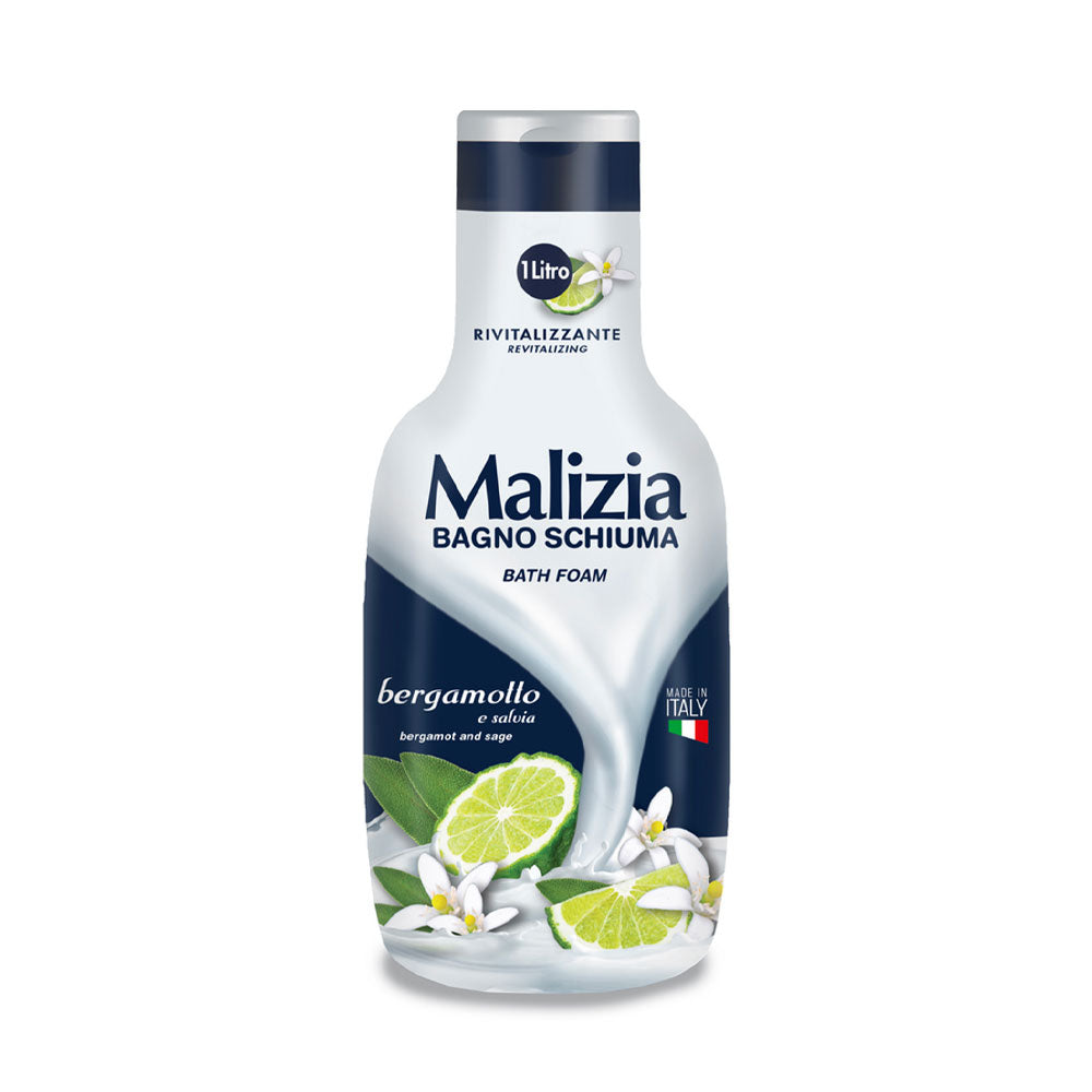 MALIZIA - BAGNO SCHIUMA BERGAMOTTO E SALVIA - 1L