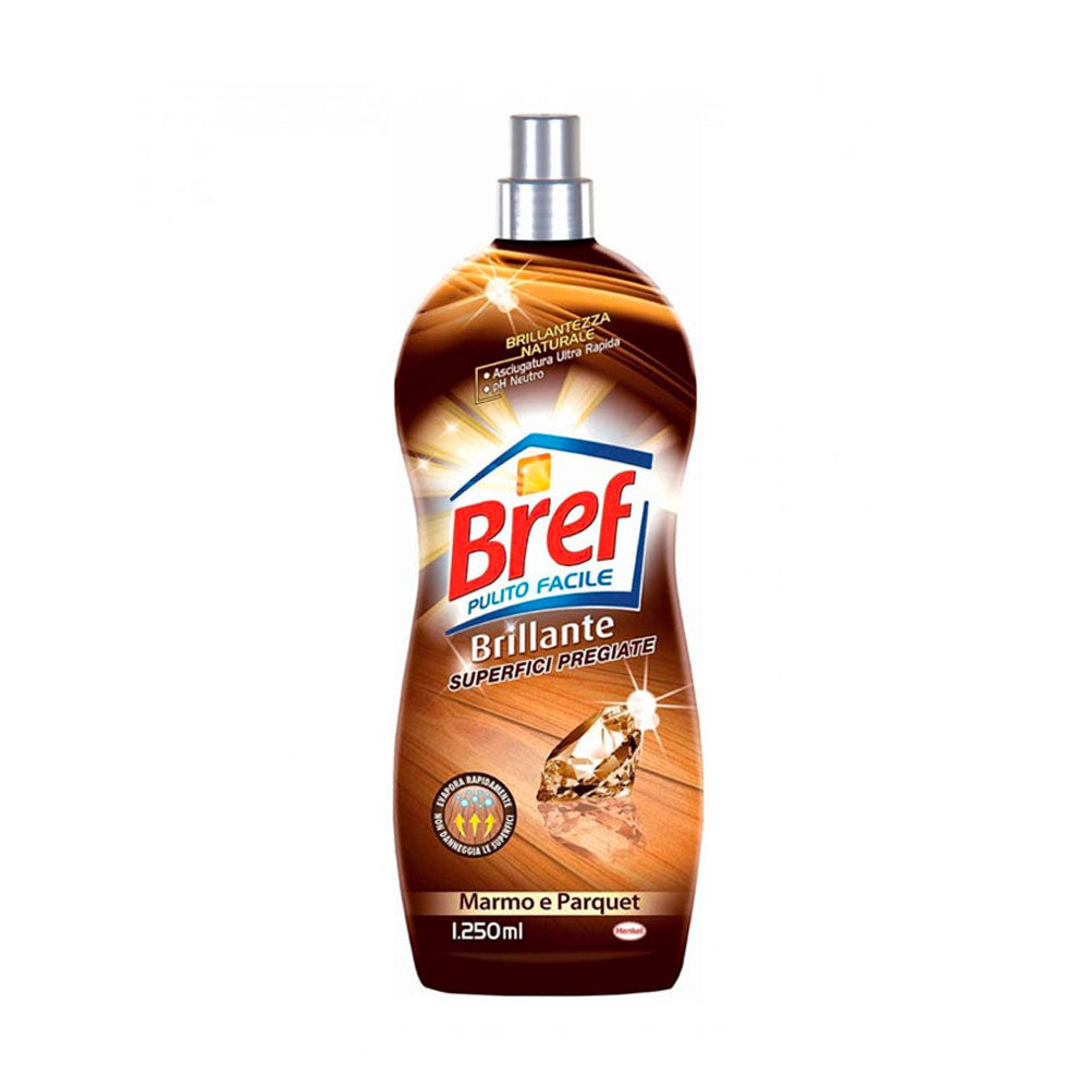 BREF BRILLANTE DETERGENTE LIQUIDO PAVIMENTI SUPERFICI PREGIATE 1,25l