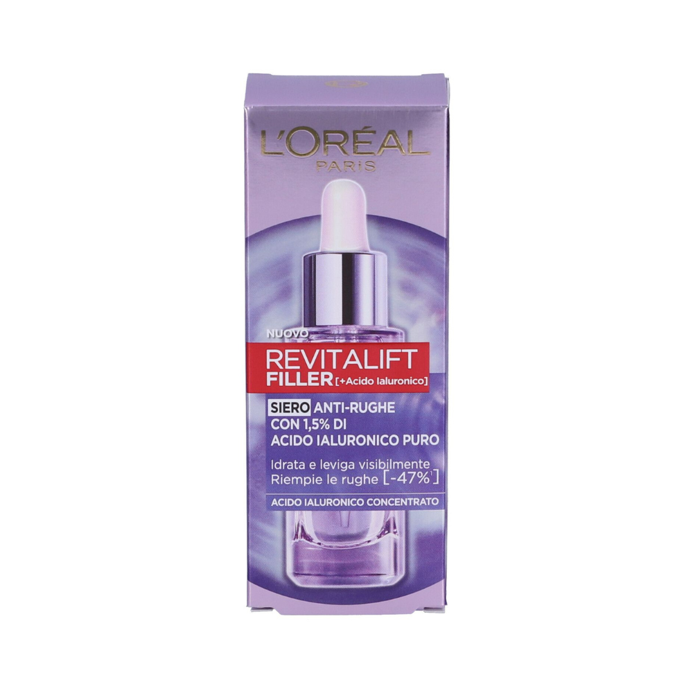 L’ORÉAL PARIS REVITALIFT FILLER SIERO VISO AZIONE RIMPOLPANTE E ANTI-RUGHE 30 ML