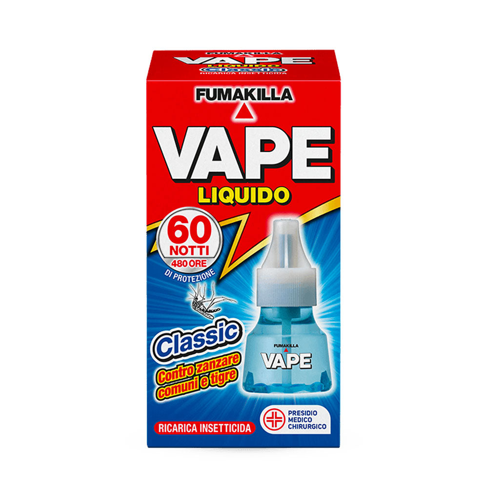 FUMAKILLA - VAPE - RICARICA LIQUIDA INSETTICIDA CLASSIC - 60 GIORNI