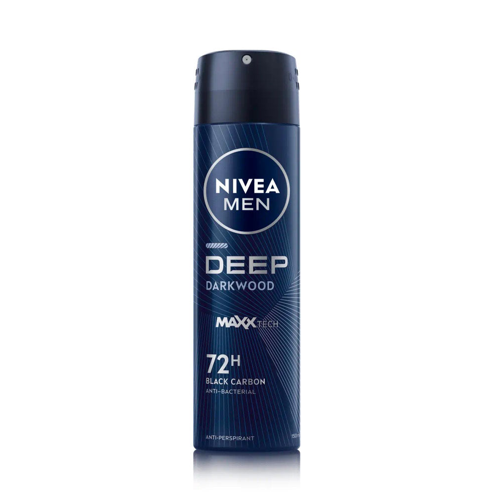 NIVEA - MEN DEODORANTE SPRAY DEEP DARKWOOD - 150ML