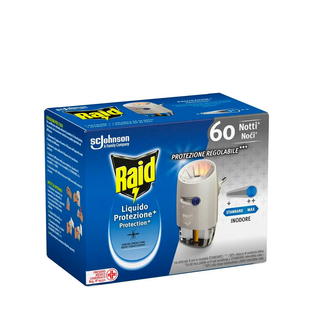 RAID - KIT BASE REGOLABILE + LIQUIDO 60 NOTTI