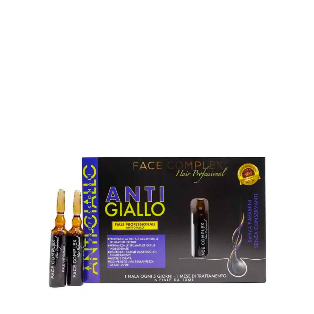 FACE COMPLEX - TRATTAMENTO CAPELLI FIALE ANTI GIALLO - 6x10ML