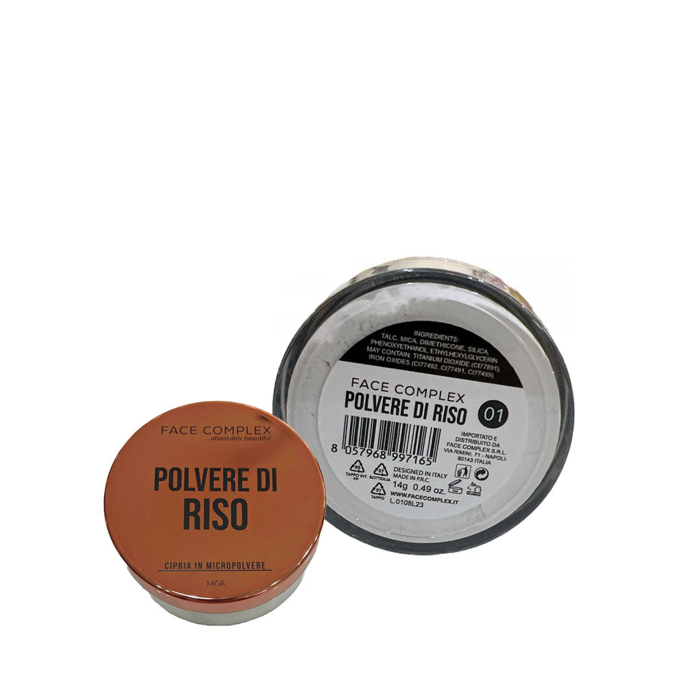 FACE COMPLEX - POLVERE DI RISO CIPRIA IN MICROPOLVERE N.01
