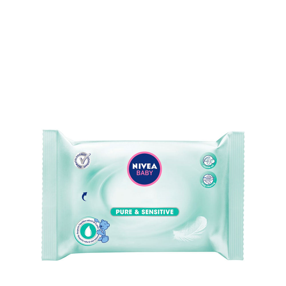 NIVEA -BABY SALVIETTINE PURE & SENSITIVE - 63PZ