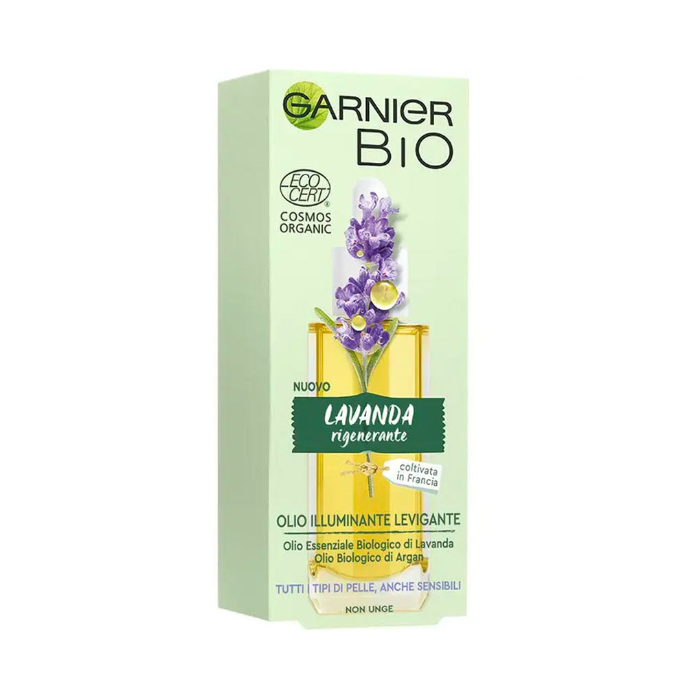 GARNIER - BIO OLIO ILLUMINANTE LEVIGANTE LAVANDA RIGENERANTE - 30ML