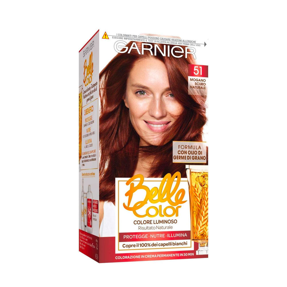 GARNIER - BELLE COLOR TINTA CAPELLI - 51 - MOGANO SCURO NATURALE