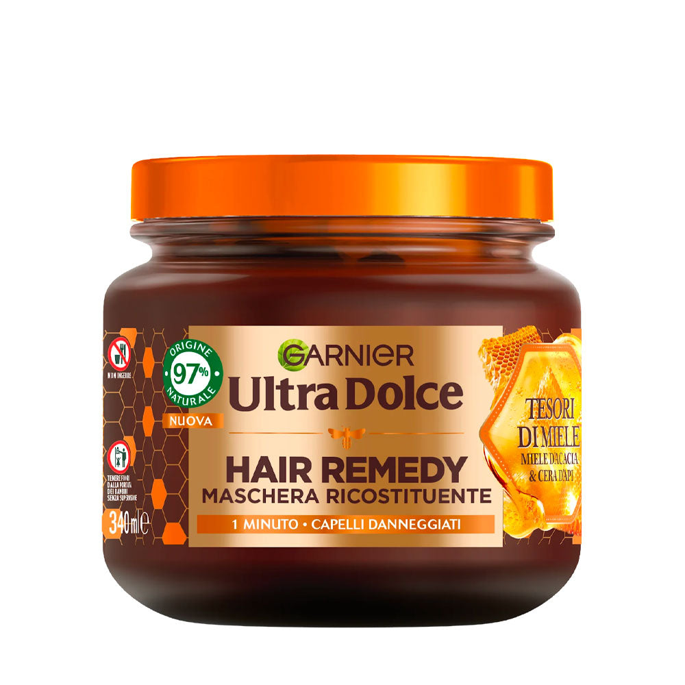 GARNIER - ULTRA DOLCE HAIR REMEDY MASCHERA RICOSTITUENTE TESORI DI MIELE - 340ML