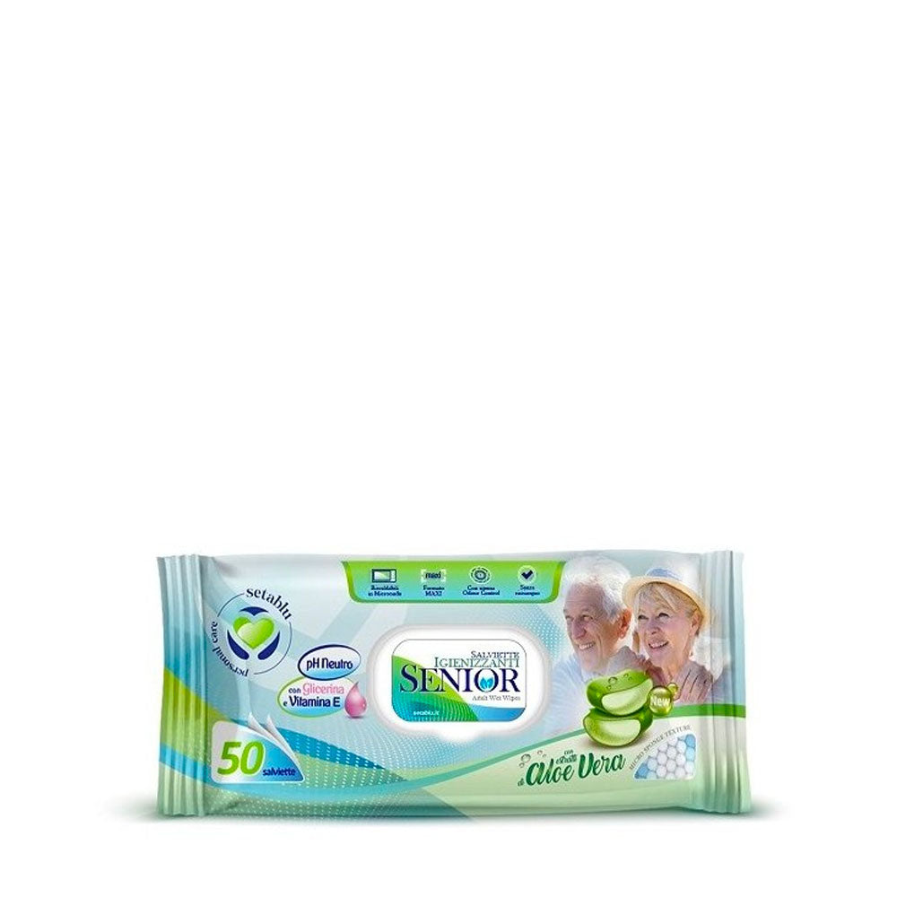 SETABLU - SENIOR SALVIETTE IMBEVUTE - 50PZ
