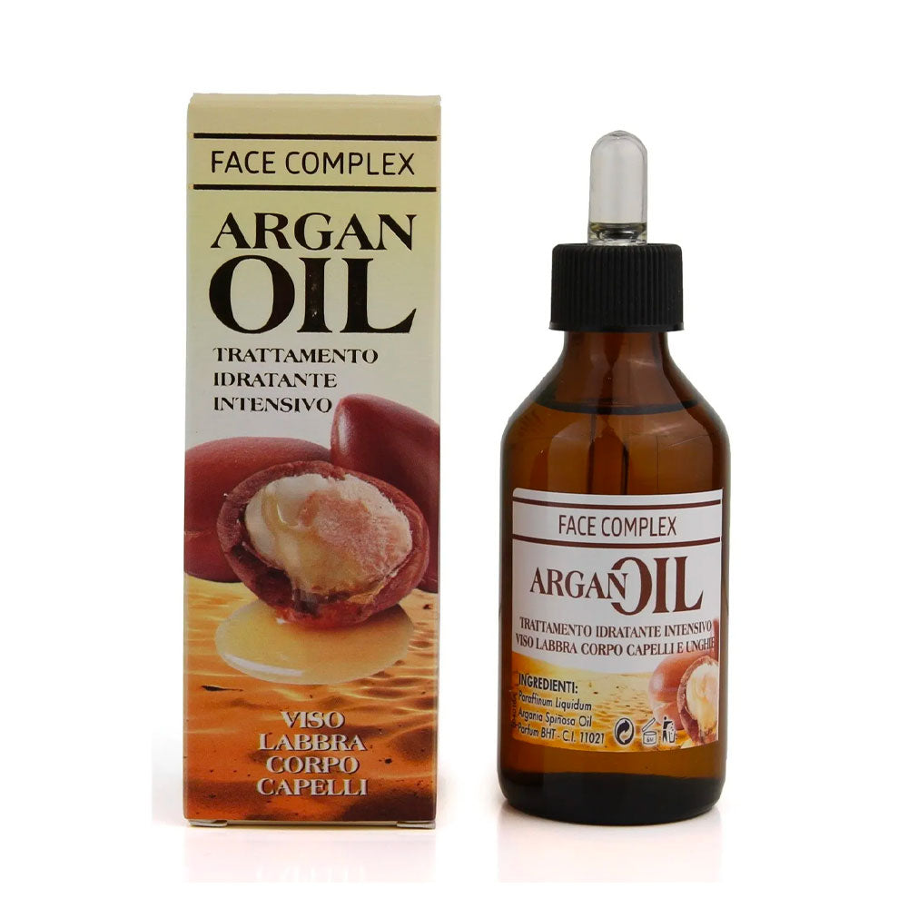 FACE COMPLEX - OLIO DI ARGAN VISO LABBRA CORPO E CAPELLI - 100ML