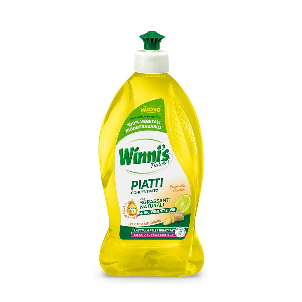 WINNI'S DETERGENTE PIATTI CONCENTRATO - BERGAMOTTO E ZENZERO- 480 ML