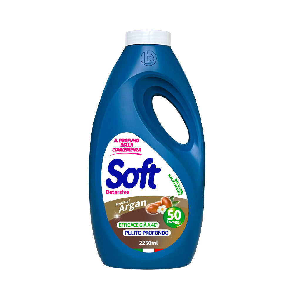 SOFT - DETERSIVO LIQUIDO LAVATRICE SENSUAL ARGAN - 50 LAVAGGI