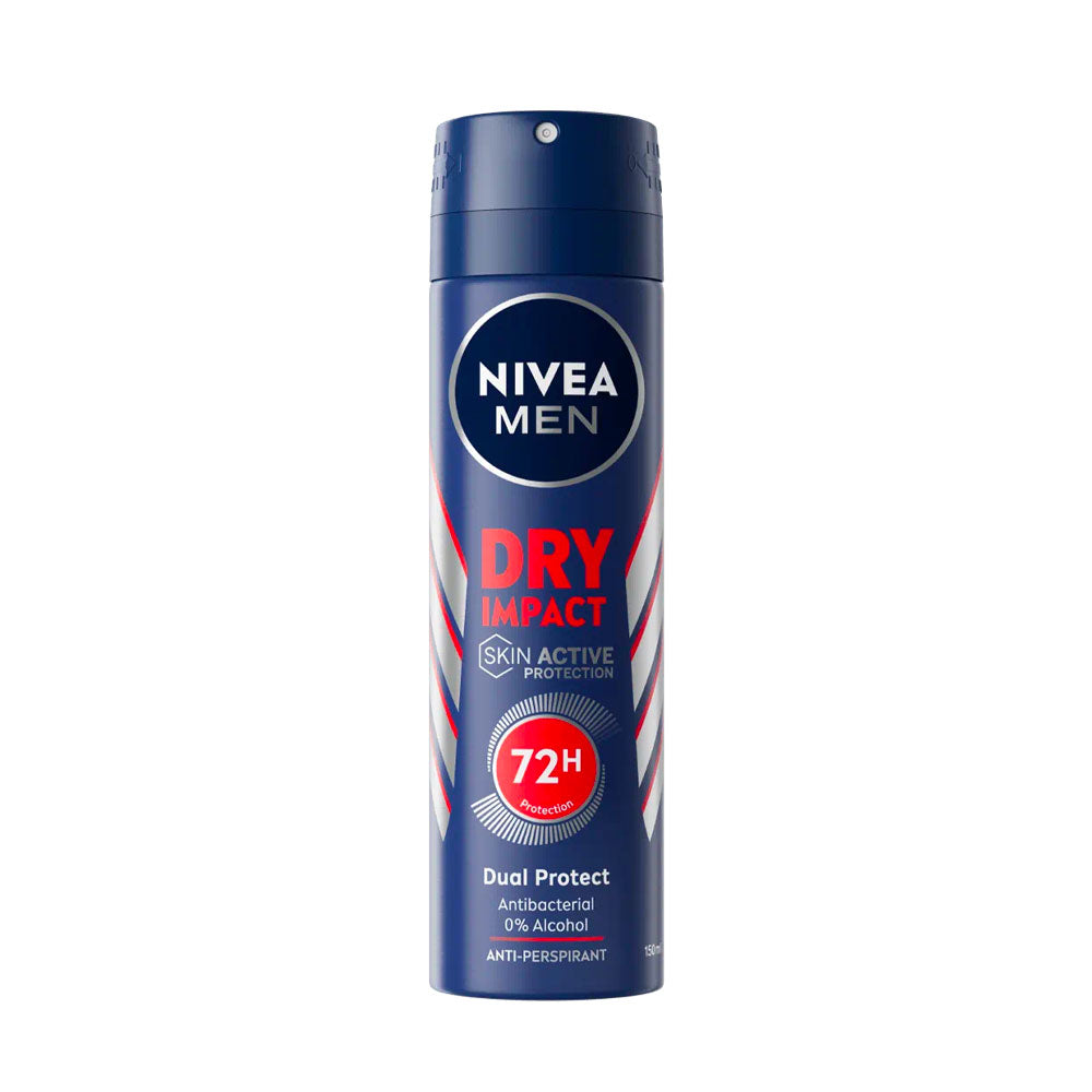 NIVEA - MEN DEODORANTE SPRAY 72H DRY IMPACT - 150ML