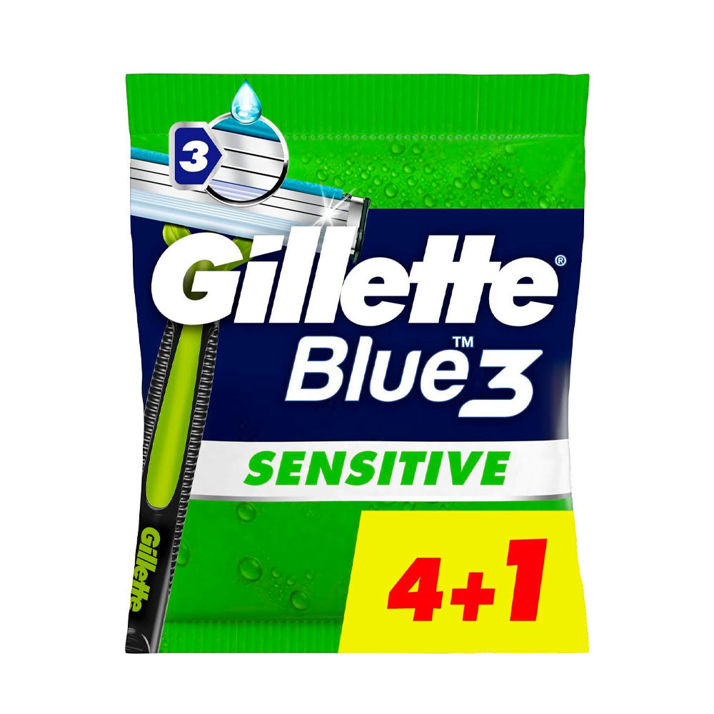 GILLETTE - BLUE3 SENSITIVE RASOIO - 5PZ