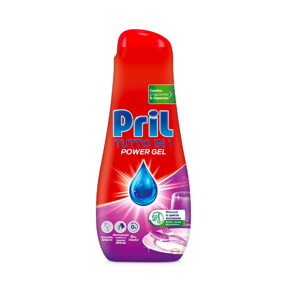PRIL - DETERGENTE LAVASTOVIGLIE GEL TUTTO IN 1 CLASSICO - 630ML