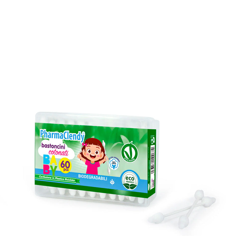 CLENDY - BABY BASTONCINI COTONATI 60pz
