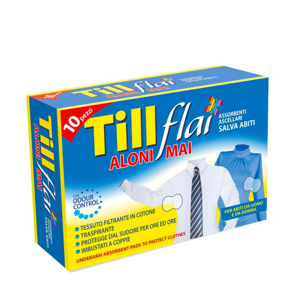 TILL FLAI - ASSORBENTE ASCELLARE SALVA ABITI - 10PZ