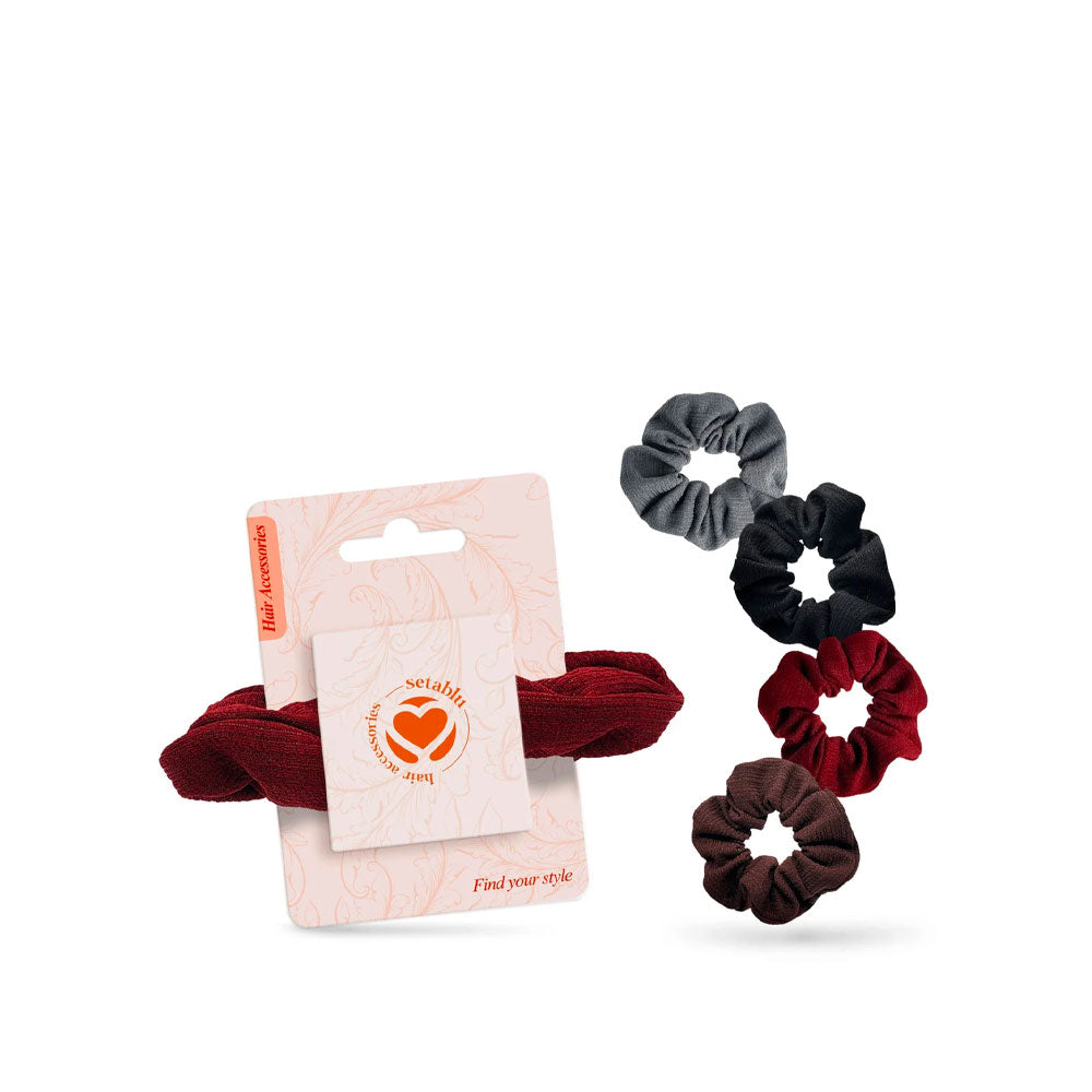 SETABLU - ELASTICO PER CAPELLI SCRUNCHIES - VARI COLORI