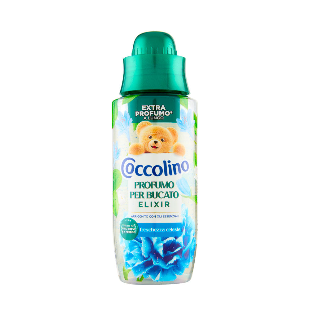 COCCOLINO - ELIXIR PROFUMO PER BUCATO LIQUIDO FRESCHEZZA CELESTE 342ml