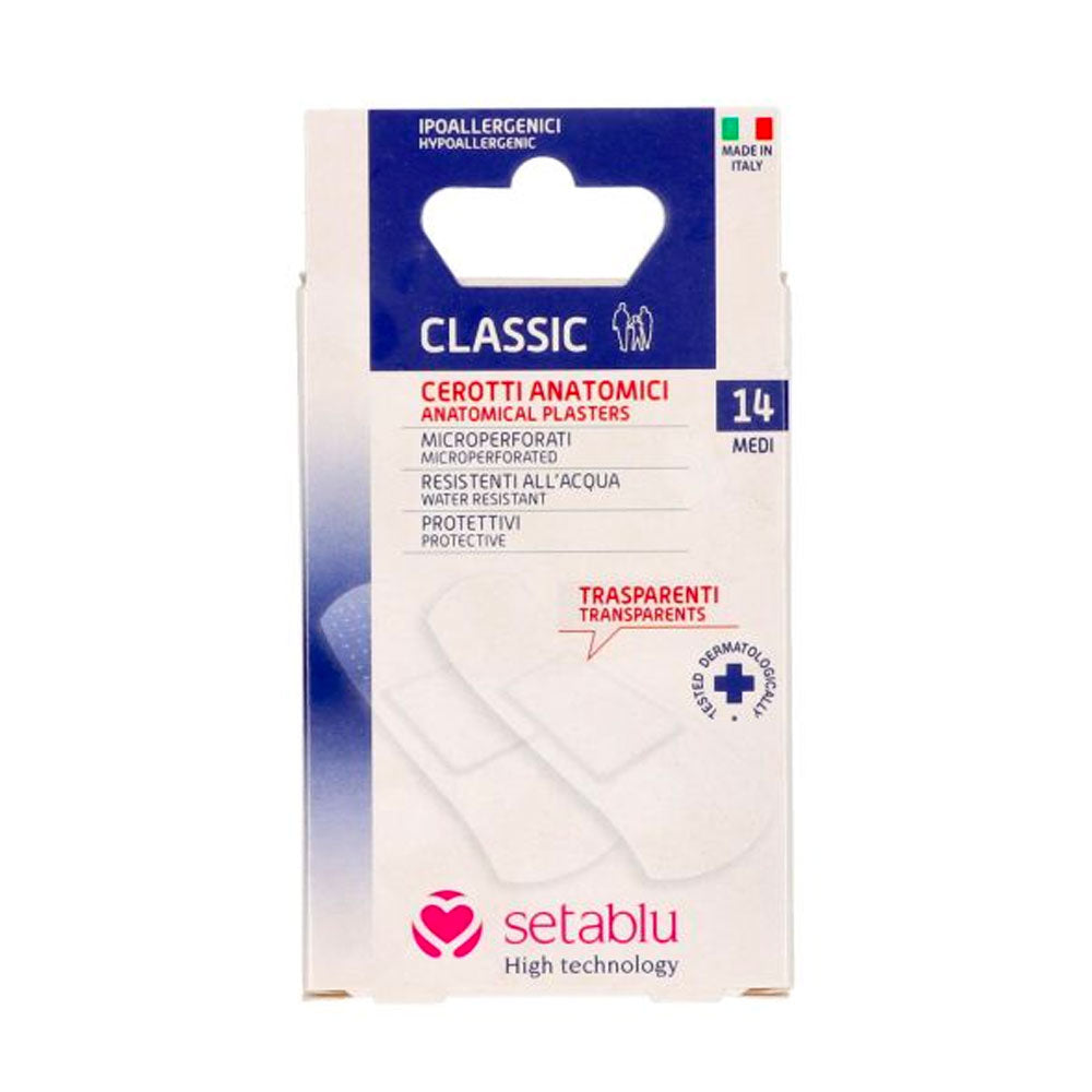 SETABLU - CEROTTI TRASPARENTI - 14PZ