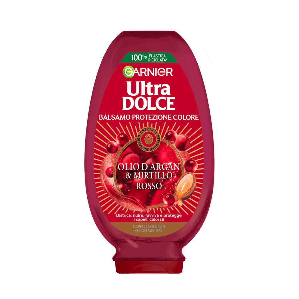GARNIER - ULTRA DOLCE BALSAMO PROTEZIONE COLORE OLIO D'ARGAN E MIRTILLO ROSSO - 250ML