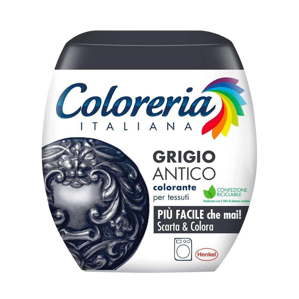 COLORERIA ITALIANA COLORANTE PER TESSUTI GRIGIO ANTICO