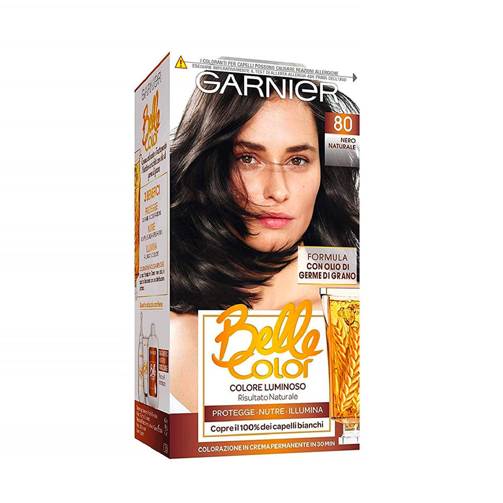 GARNIER - BELLE COLOR TINTA CAPELLI - 80 - NERO NATURALE