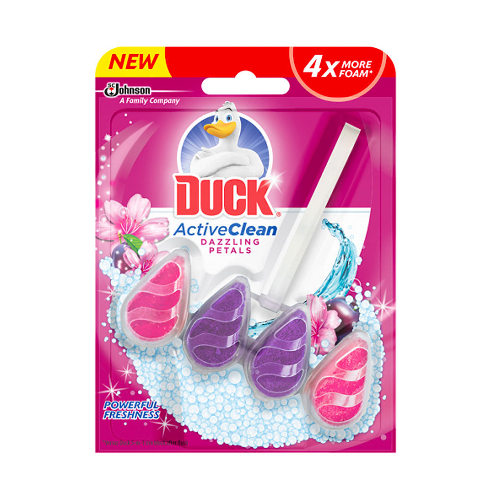 DUCK - ACTIVE CLEAN DETERGENTE/PROFUMATORE WC TAVOLETTA FIORI TROPICALI 1pz