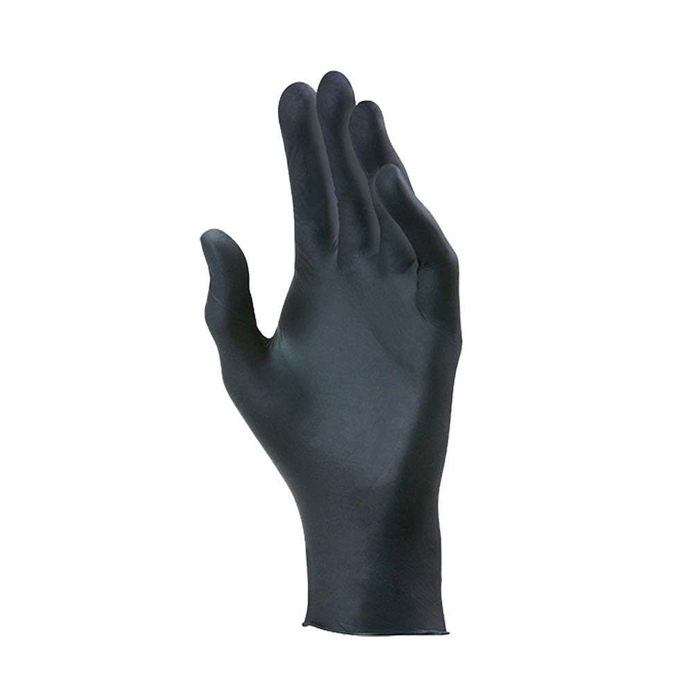TULIP - TOP BLACK - GUANTI NITRILE SENZA POLVERE - TG.L - 100PZ
