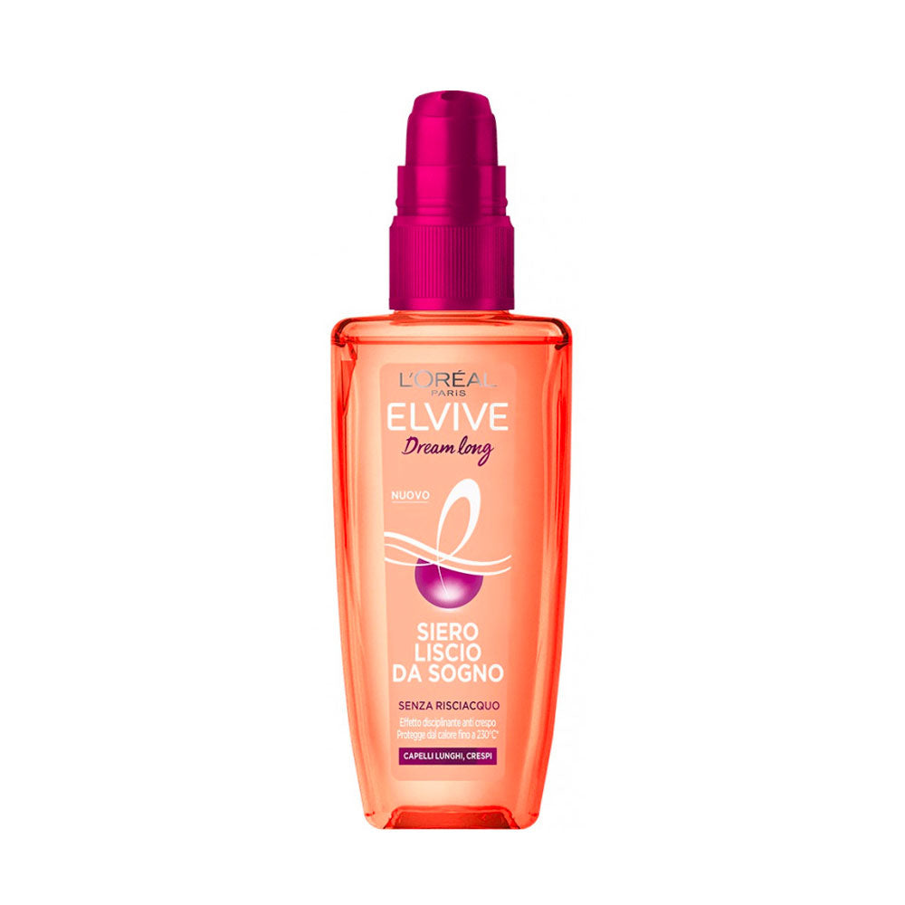 L'OREAL PARIS - ELVIVE DREAM LONG SIERO PER CAPELLI LISCIO DA SOGNO CAPELLI LUNGHI E CRESPI - 100ML