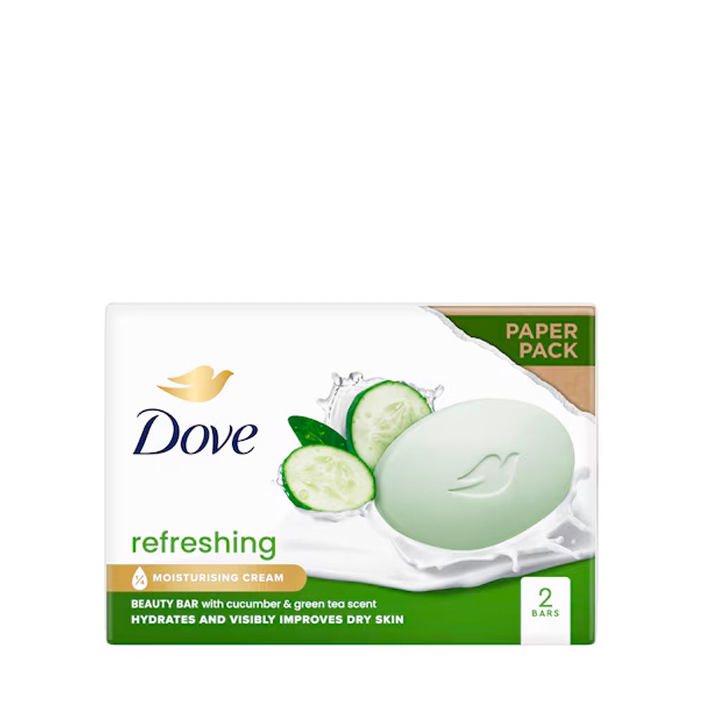 DOVE - REFRESHING SAPONETTA CREMOSA CON CETRIOLO E TE' VERDE 2pz