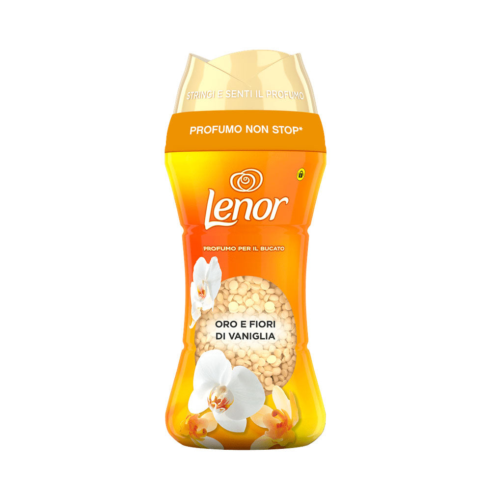 LENOR - PERLE PROFUMATE PER BUCATO ORO E FIORI DI VANGLIA - 210GR