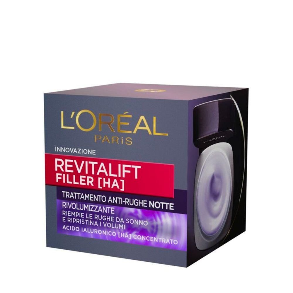 L'OREAL PARIS - REVITALIFT FILLER CREMA NOTTE TRATTAMENTO ANTI-RUGHE - 50ML