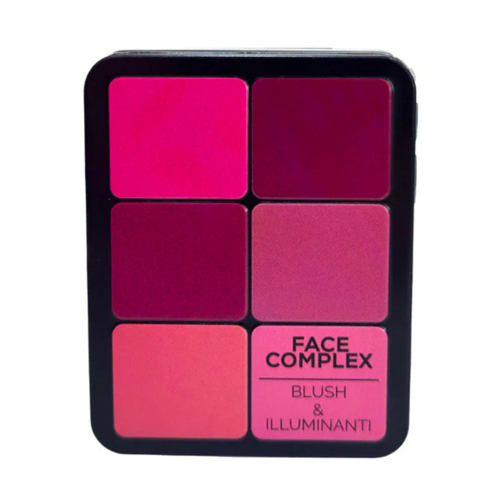 FACE COMPLEX - PALETTE BLUSH & ILLUMINANTI 12 COLORI