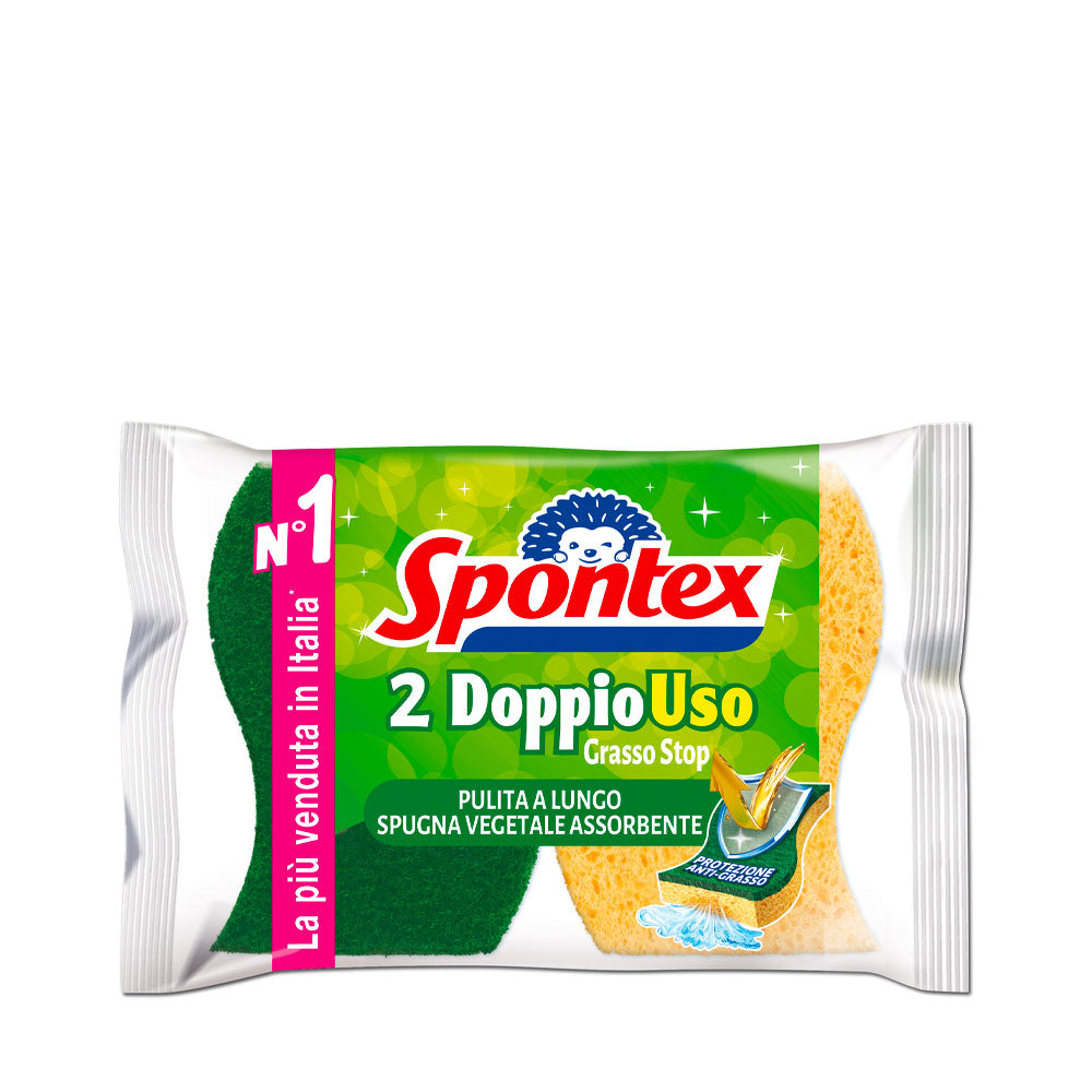 SPONDEX - DOPPIOUSO SPUGNA ABRASIVA - 2PZ