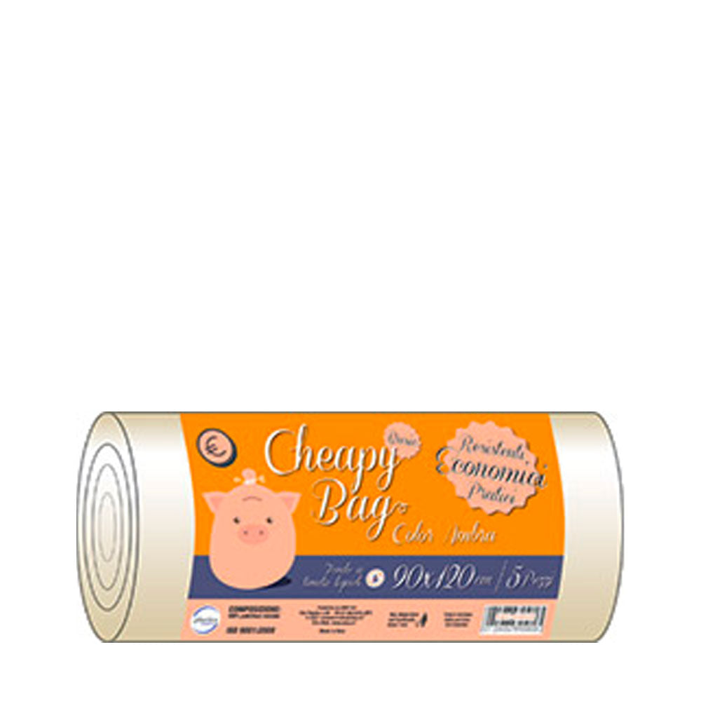 SMP - CHEAPY BAG BASIC SACCHETTI 90X120 COLOR AMBRA - 5PZ