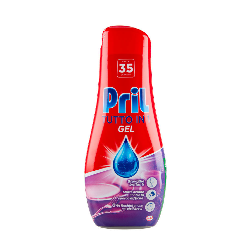 PRIL - DETERGENTE LAVASTOVIGLIE GEL TUTTO IN 1 CLASSICO - 630ML