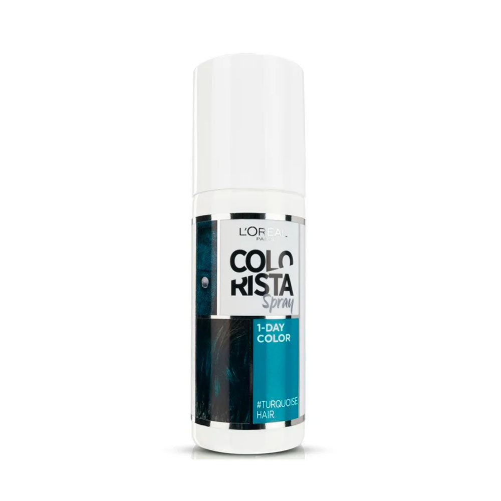 L'OREAL PARIS - COLORISTA SPRAY COLORE TEMPORANEO - TURQUOISE - 75ML
