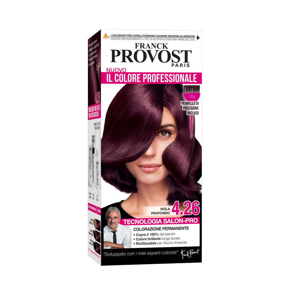 FRANCK PROVOST - IL COLORE PROFESSIONALE TINTA CAPELLI VIOLA PROFONDO 4.26