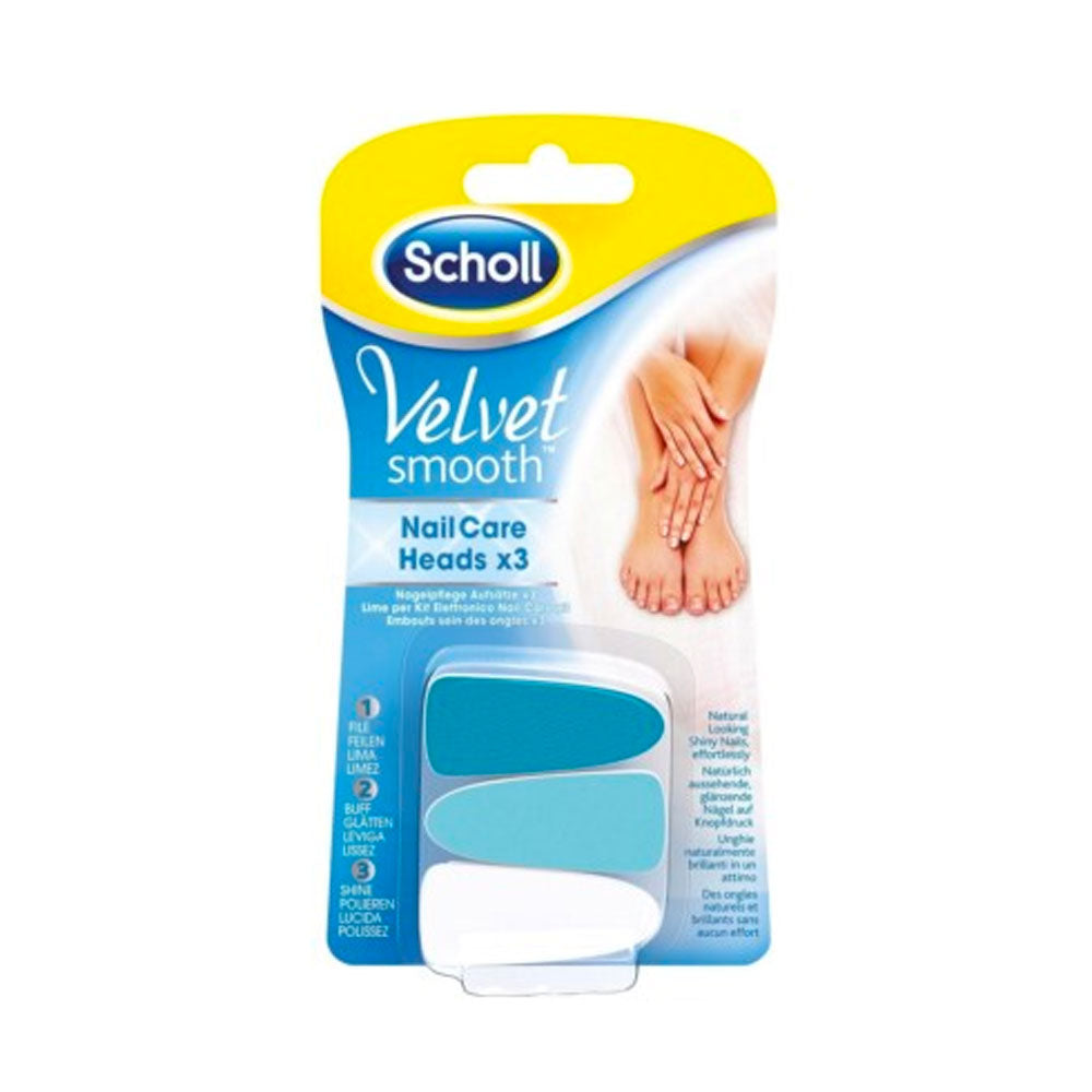 DR SCHOLL - VELVET SMOOTH NAIL CARE RICAMBI 3pz