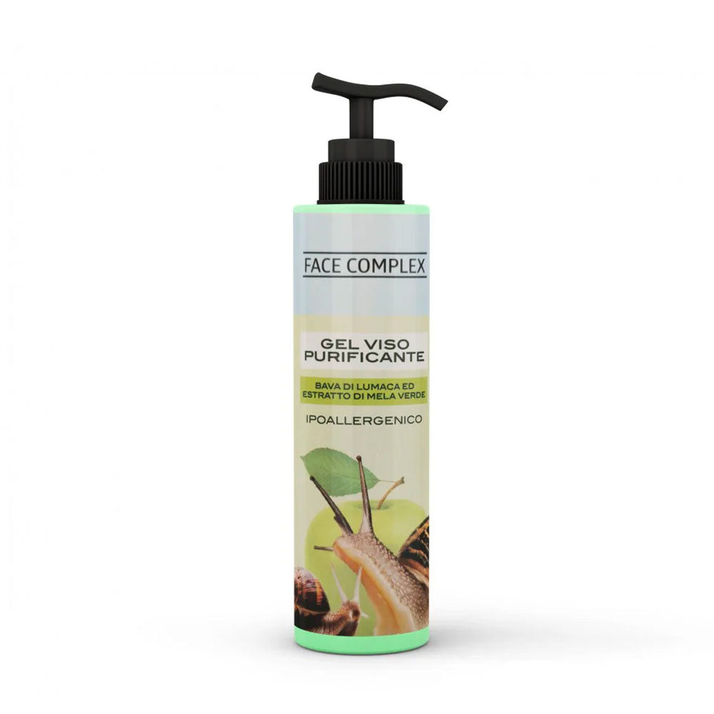 FACE COMPLEX - DETERGENTE VISO GEL BAVA DI LUMACA E MELA VERDE - 250ML